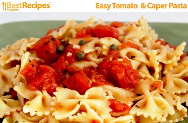 Easy Tomato & Caper Pasta