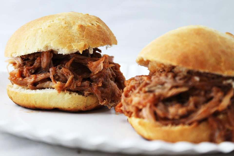 Pulled Pork Sandwich With BBQ Sauce