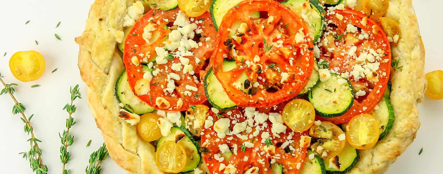 Tomato, Zucchini, and Feta Pie - BestRecipes.co