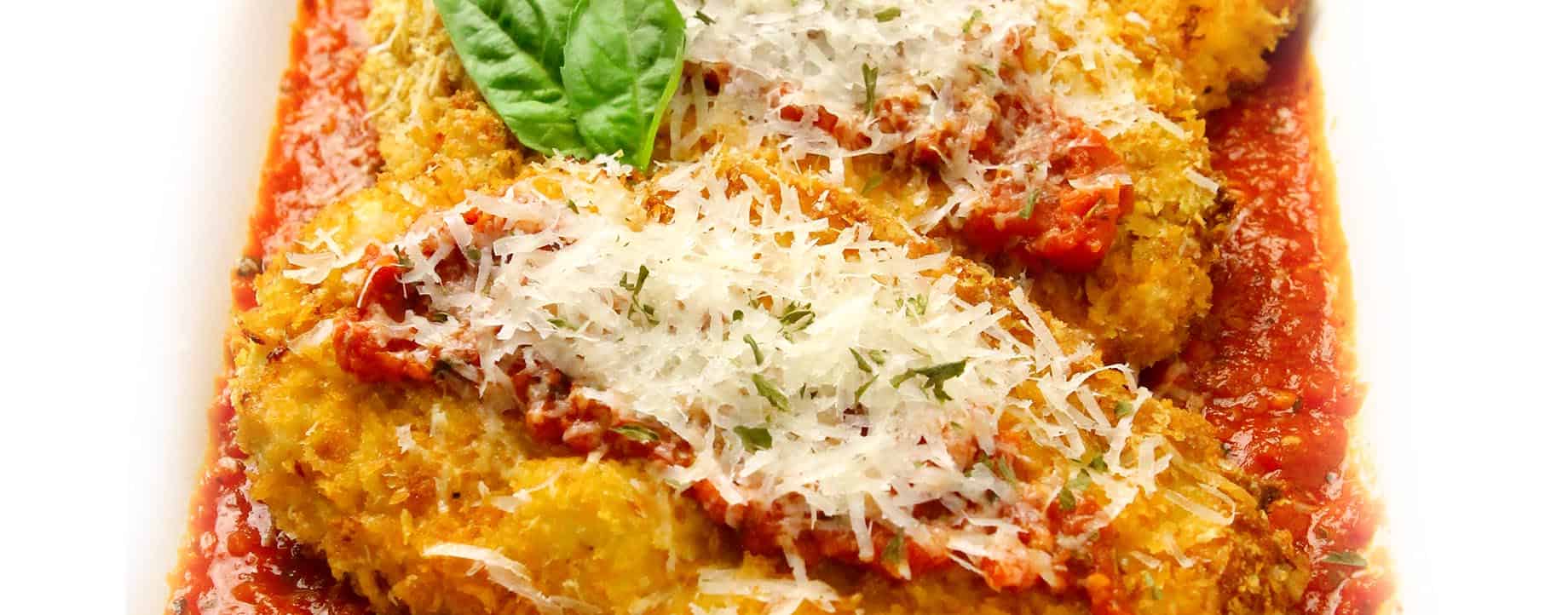 Oven Baked Chicken Parmesan