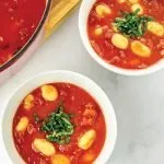 Tomato, Basil, and Gnocchi Soup