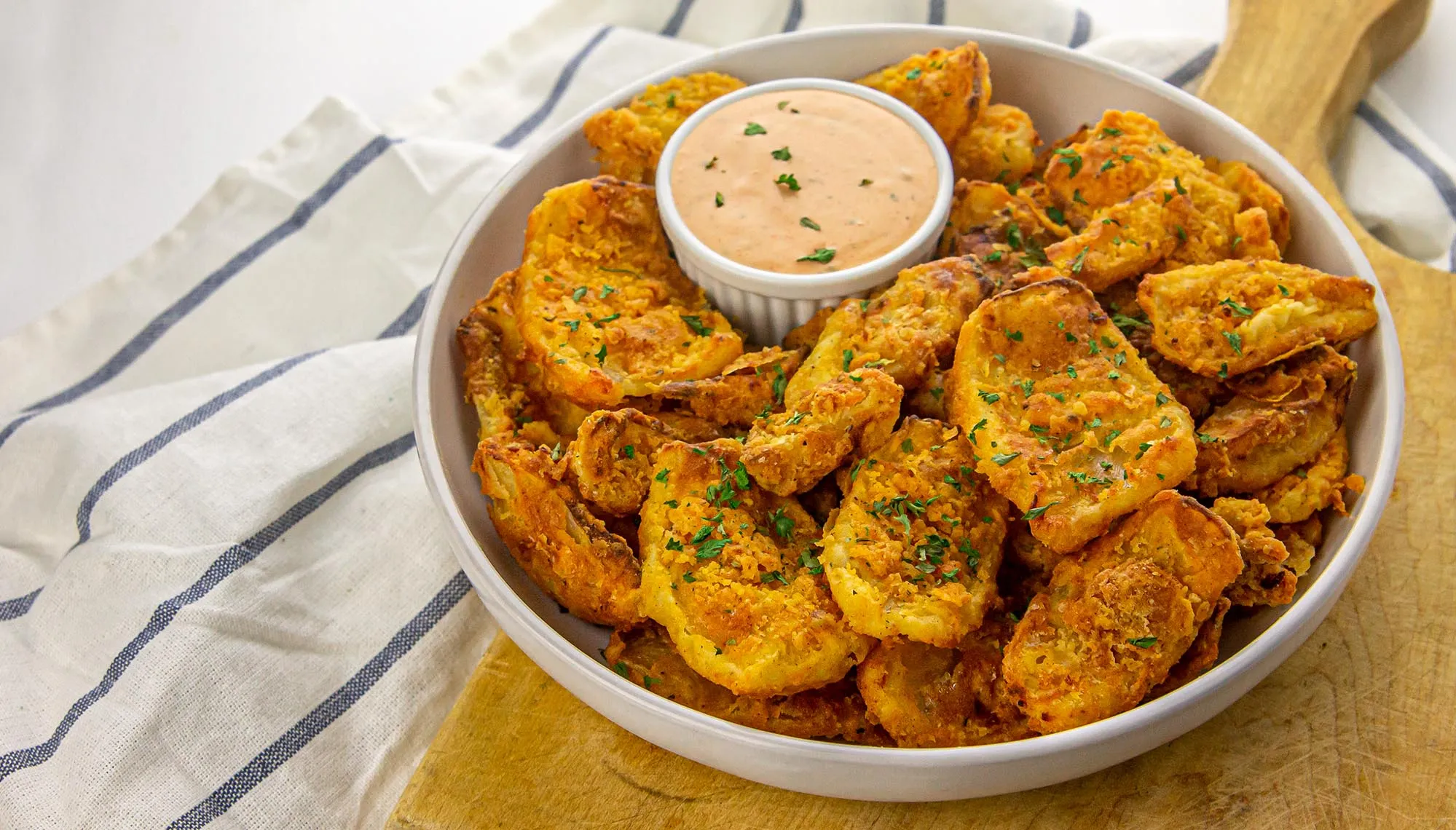 Air Fryer Blooming Onion Petals BestRecipes.co