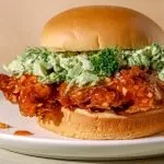 Air Fryer General Tso Chicken Sandwich