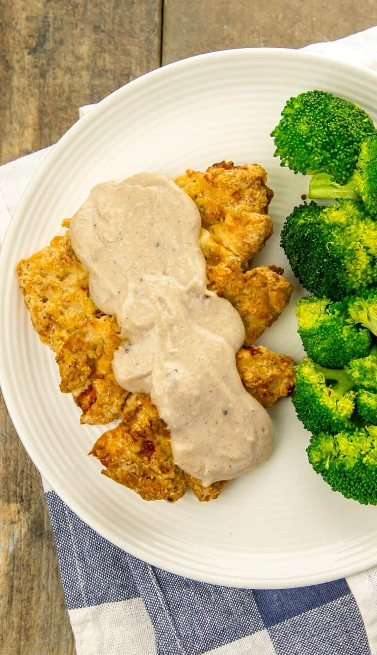 Air Fryer Country Fried Pork Cutlets