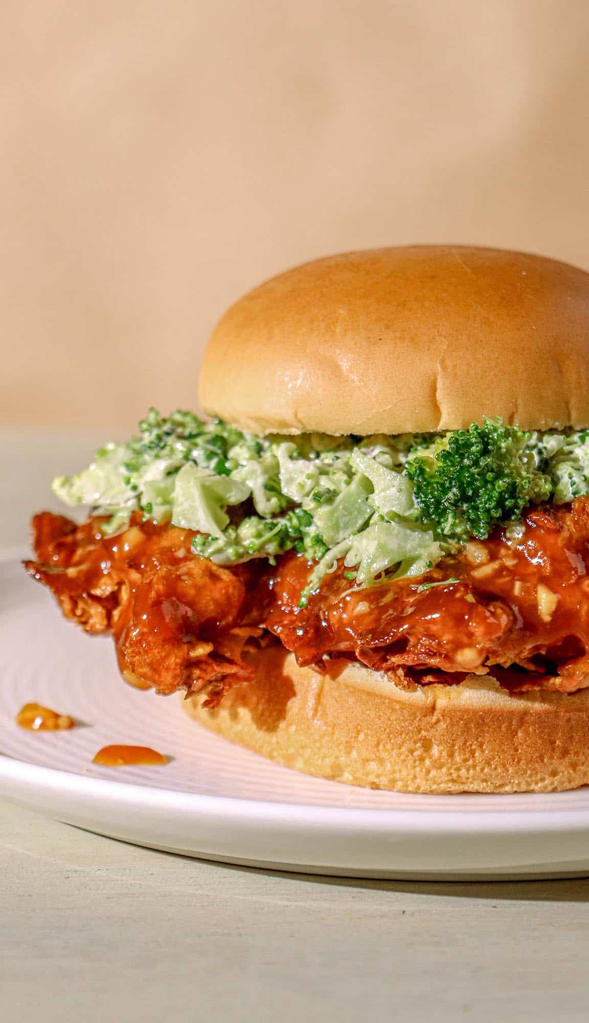 Air Fryer General Tso Chicken Sandwich